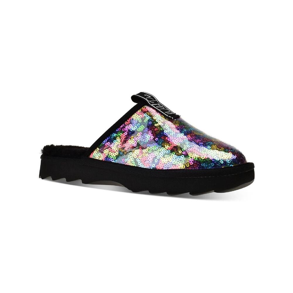 Wild Pair Women Slip On Mule Slippers Portiaa Size US 5.5M Rainbow Sequins